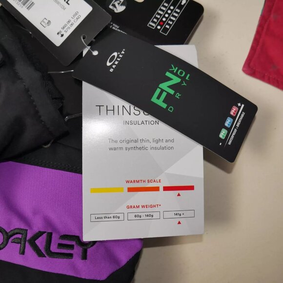 Oakley Waterproof Winter Gloves Men's Size XXL Snow Snowboarding Ski Tubing NWT - Picture 7 of 11
